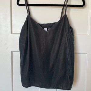 Velvet V-neck Cami tank top
